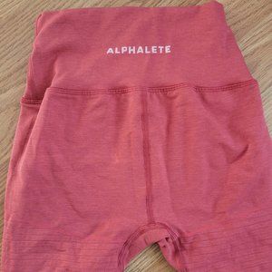 Alphalete OG Revival leggings in Cherry